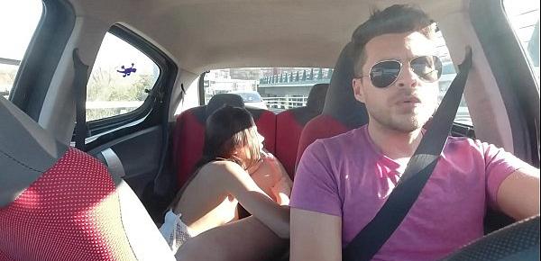  Having sex with pretty latina on the Uber (Baby Nicols)